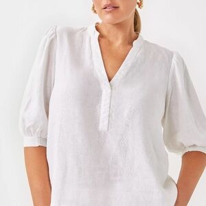 Lilly Pulitzer White Linen M